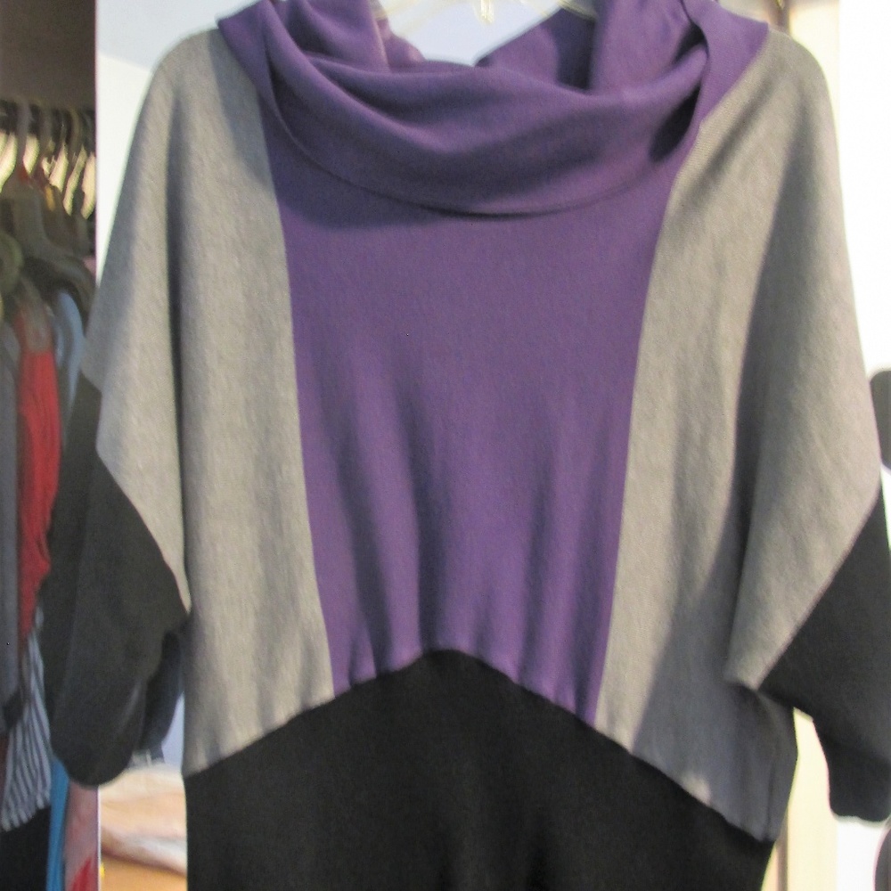 Color Block Bat wing sweater
